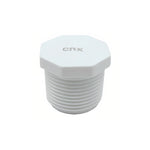 Tapon Rosca Externa PVC 1 1/2 Pulgadas