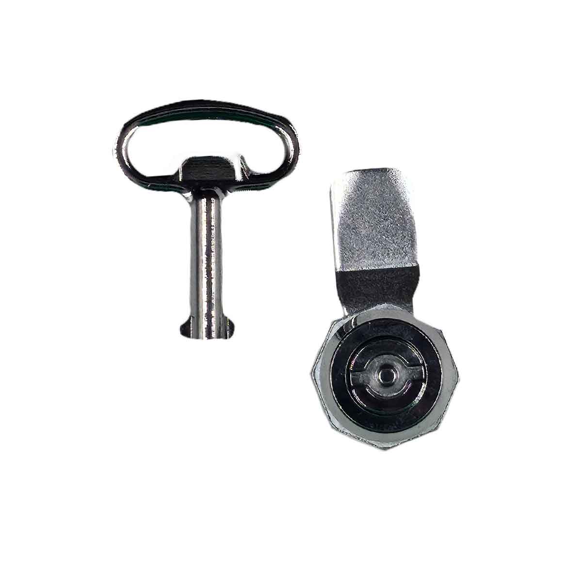 Cerradura De Acero Con Llave Para Gabinete Metalico Con Palomilla Argos