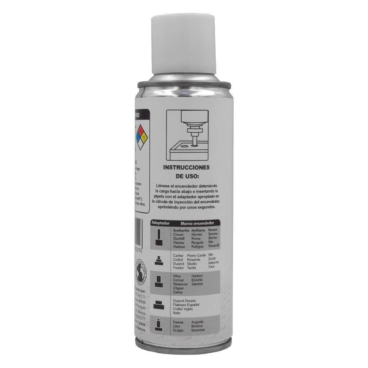 Gas Butano Para Rellenar Encendedores Incluye Boquillas 285Ml Lion Tools LION TOOLS Ferreabasto
