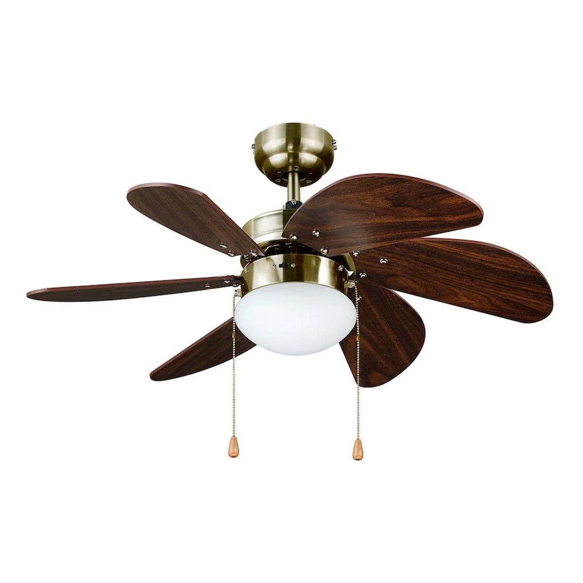 Ventilador De Techo Con Lampara 30" 60w Ventum Madera Igoto IGOTO Ferreabasto