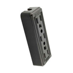 Contacto Base Triple Abs Negro 127V 15A