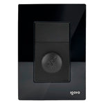 Placa Armada Cristal Con Dimmer Negro Igoto