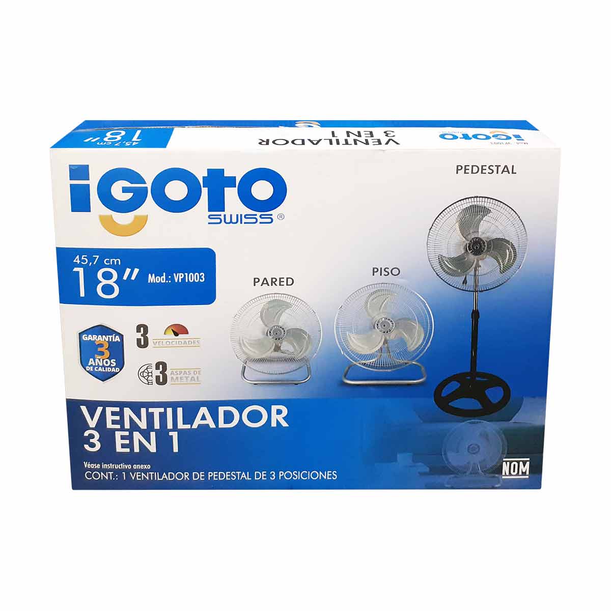 ventilador 3 en 1 caja