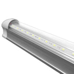 Tubo Led Base Aluminio Doble Tira Luz Blanca 30w=180w 1.20m KYT Ferreabasto