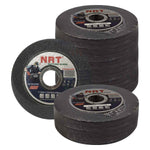 PACK 100 PZS DISCO DE CORTE DE METAL Y ACERO INOXIDABLE 4 1/2” (115MM) X 1.0MM X 7/8” (22MM) NRT