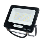 Lampara Reflector Led Exterior 50W 6500K Luz De Dia Negro