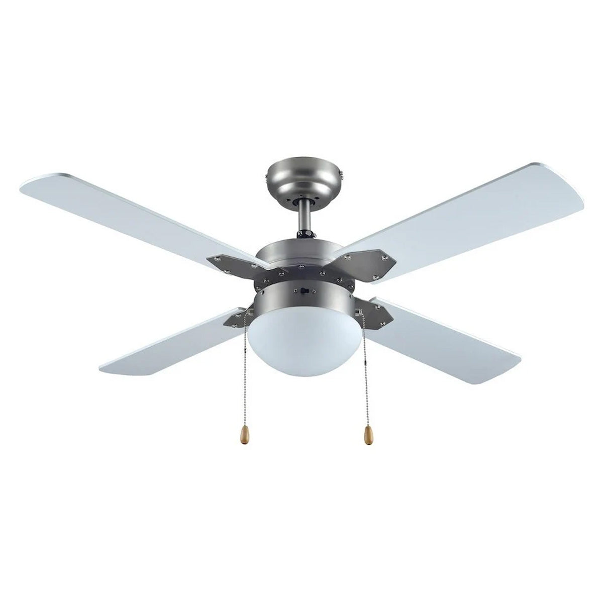 Ventilador De Techo Con Lampara 42" 60w Brezza Blanco Igoto IGOTO Ferreabasto