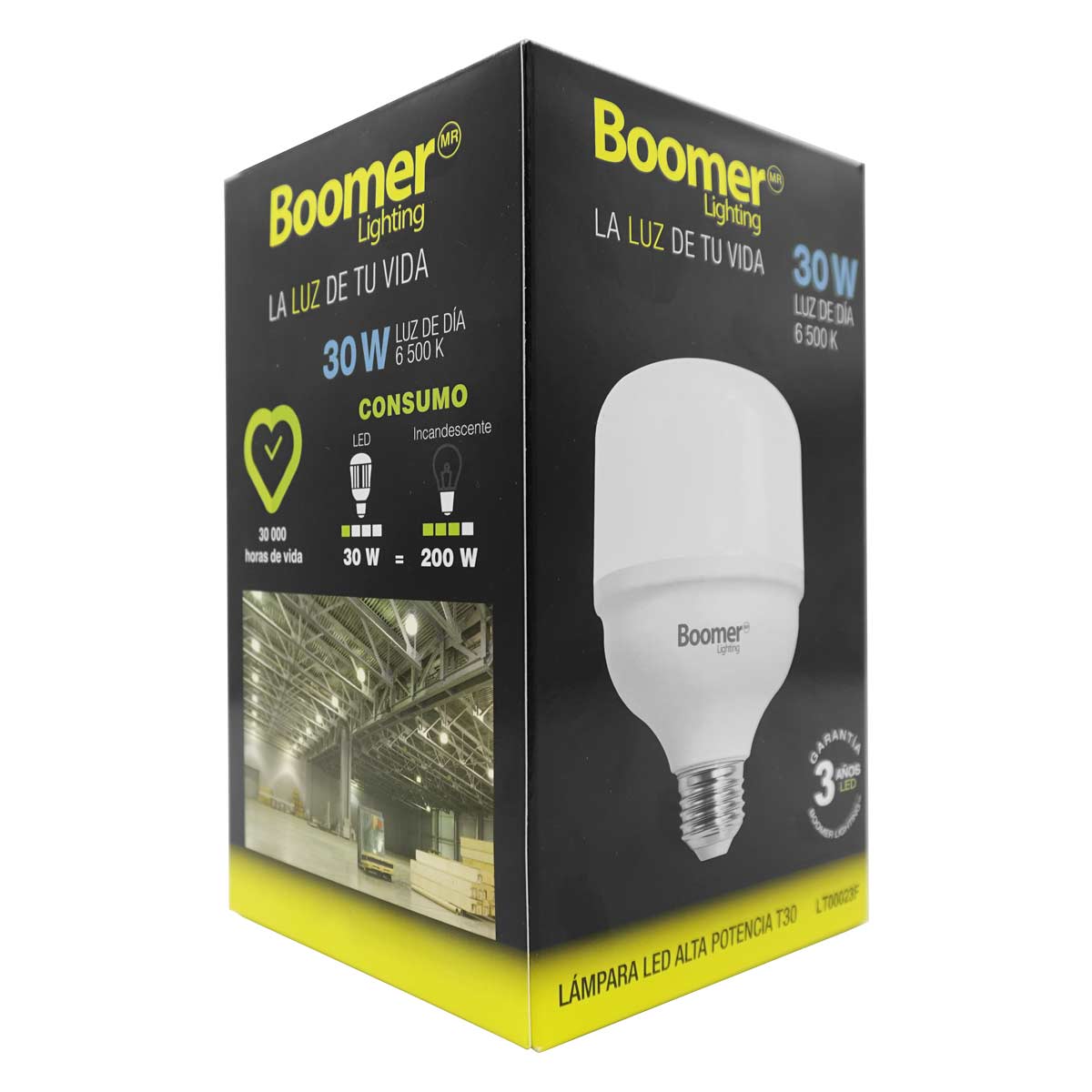 Lampara Led Alta Potencia 30W Luz De Dia 2700lm 6500K