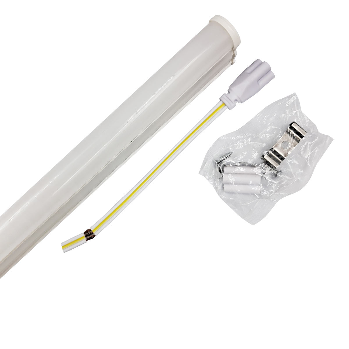 Tubo Led Regleta Interconectable Opalino 60cm 6500K Luz Fria