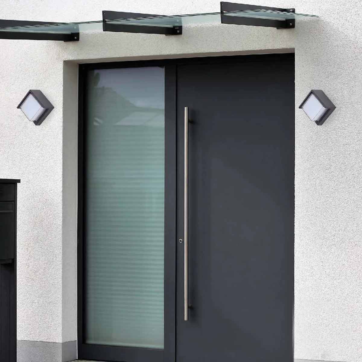 Luminario Led Arbotante Exterior Para Pared 12W Luz Calida