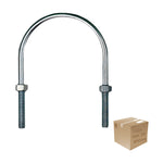 Pack 20 Pzs Abrazadera Roscada Tipo U 4 Pulg C/Tuercas Argos Ferreabasto Ferreabasto