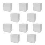 Pack 10Pzs Caja Estanca Lisa CCTV Presion 8x8x4.5 IP55 Argos Ferreabasto Ferreabasto