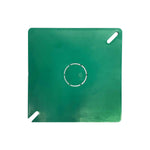 Pack 40 Tapa Verde P/ Registro Cuadrado 4x4 Electrico Plastico INRECO Ferreabasto