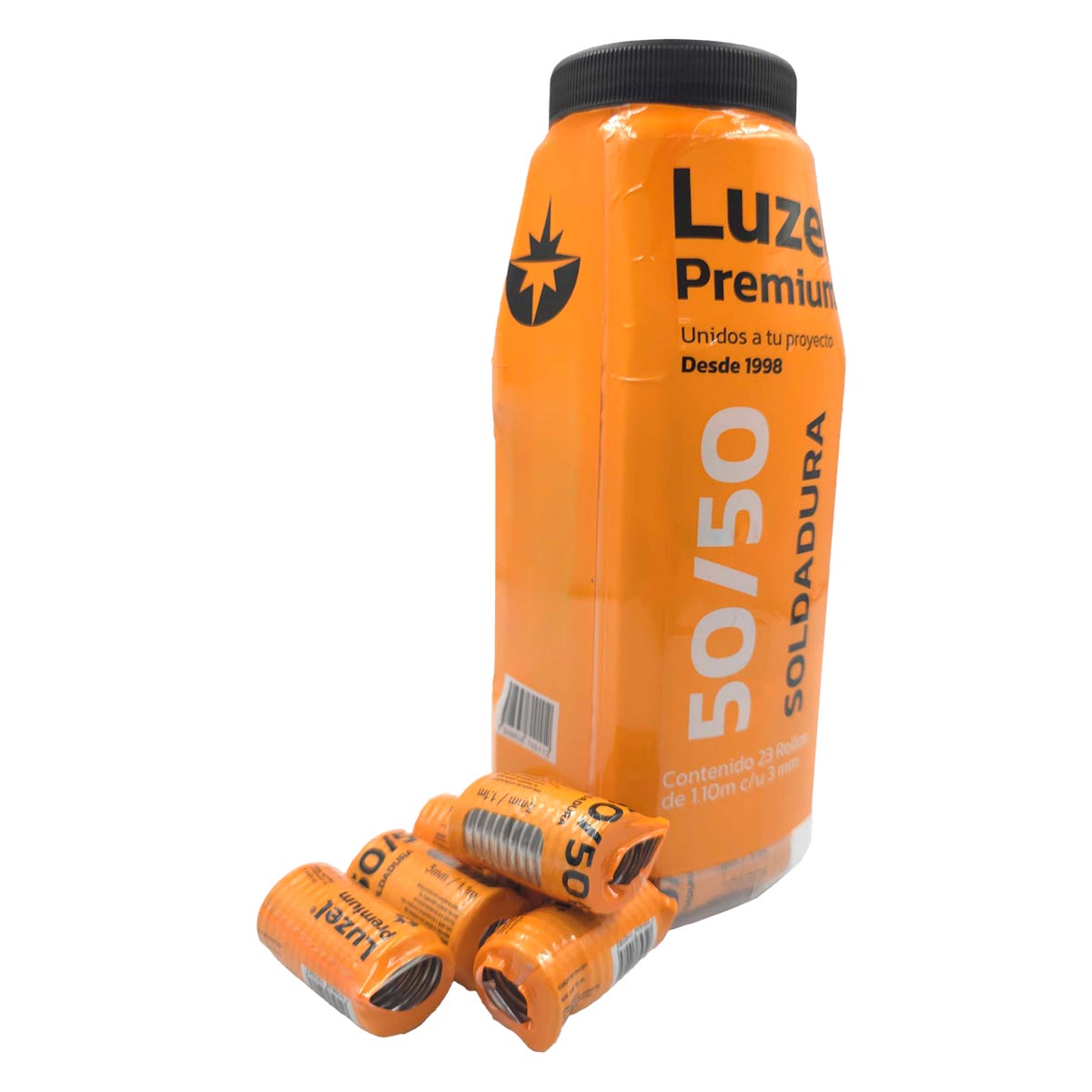 Soldadura Solida Premium 50-50 1.10m 70gr Vitrolero 23 Pieza