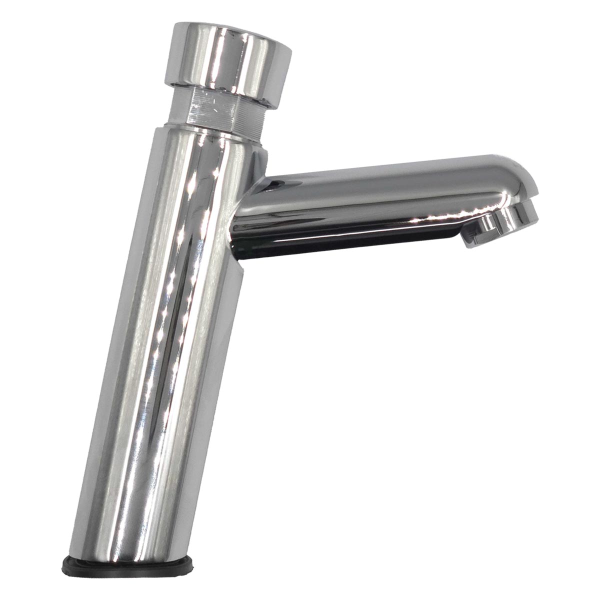 Llave Monomando Push Cromada Temporizadora Para Lavabo