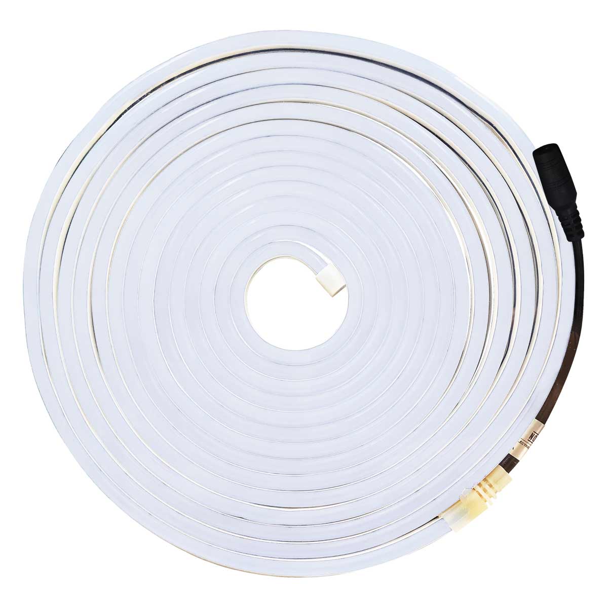 Tira Led Luz Calida Neon Manguera 5M 40W Fuente 12V Para Exterior MASSIVE HOME SA DE CV (MEGA LUZ) Ferreabasto
