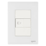 Placa Armada Cristal Con Boton De Timbre Blanco Igoto IGOTO Ferreabasto