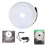 Tira Led Luz Blanca Neon Manguera 5M 40W Fuente 12V Para Exterior TIANLAI Ferreabasto