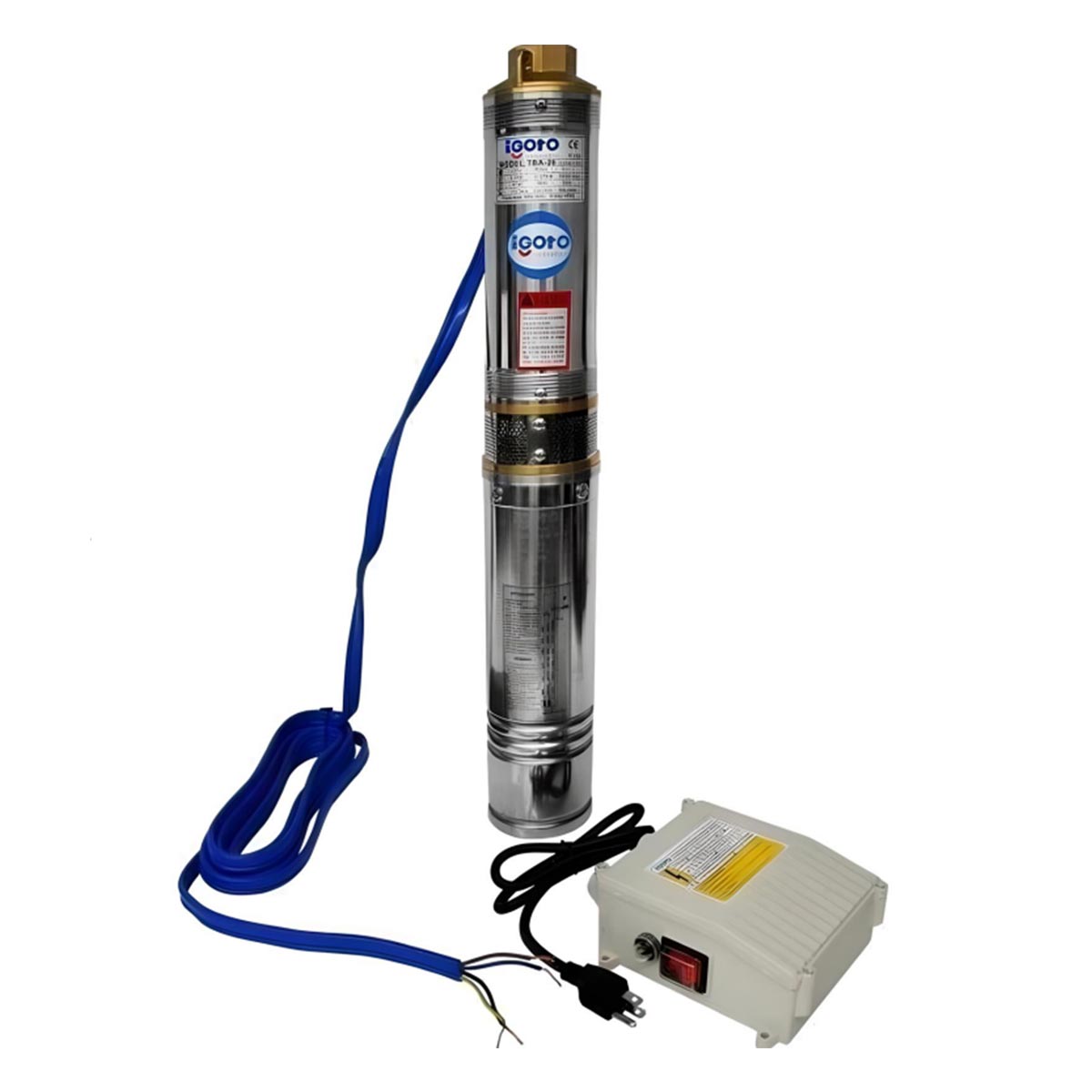 Bomba Sumergible Tipo Bala 1/2 Hp 370W Igoto