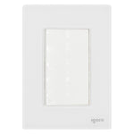 Placa Armada Cristal Con 1 Apagador Escalera De 3 Modulos Blanco Igoto IGOTO Ferreabasto