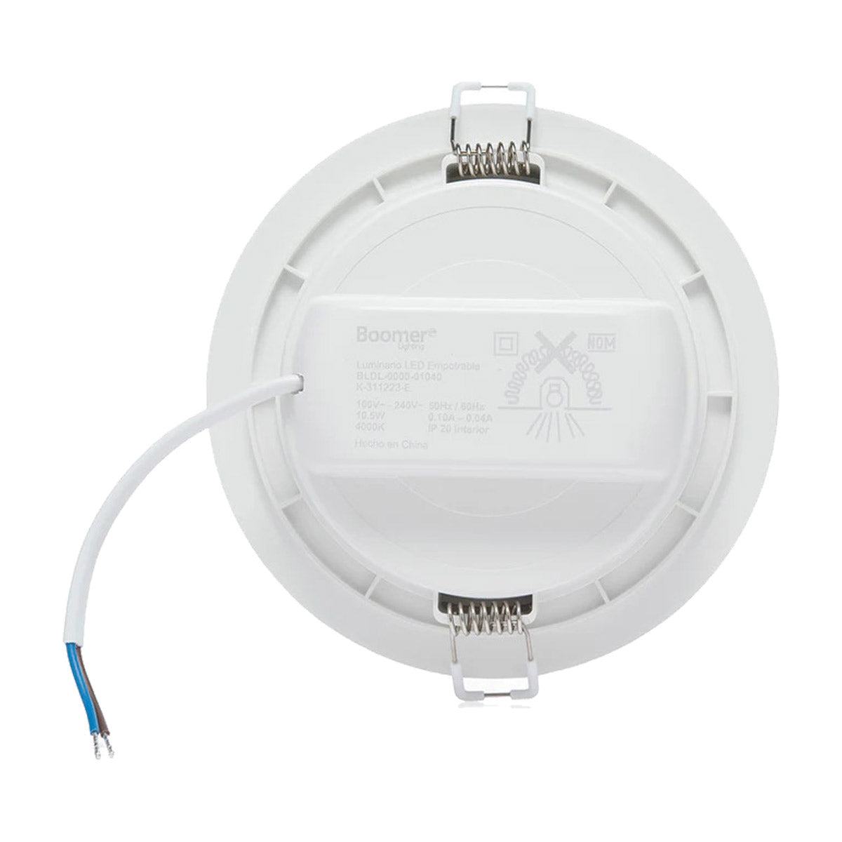 Luminario Led Circular Empotrable 10.5W Luz Neutra Boomer