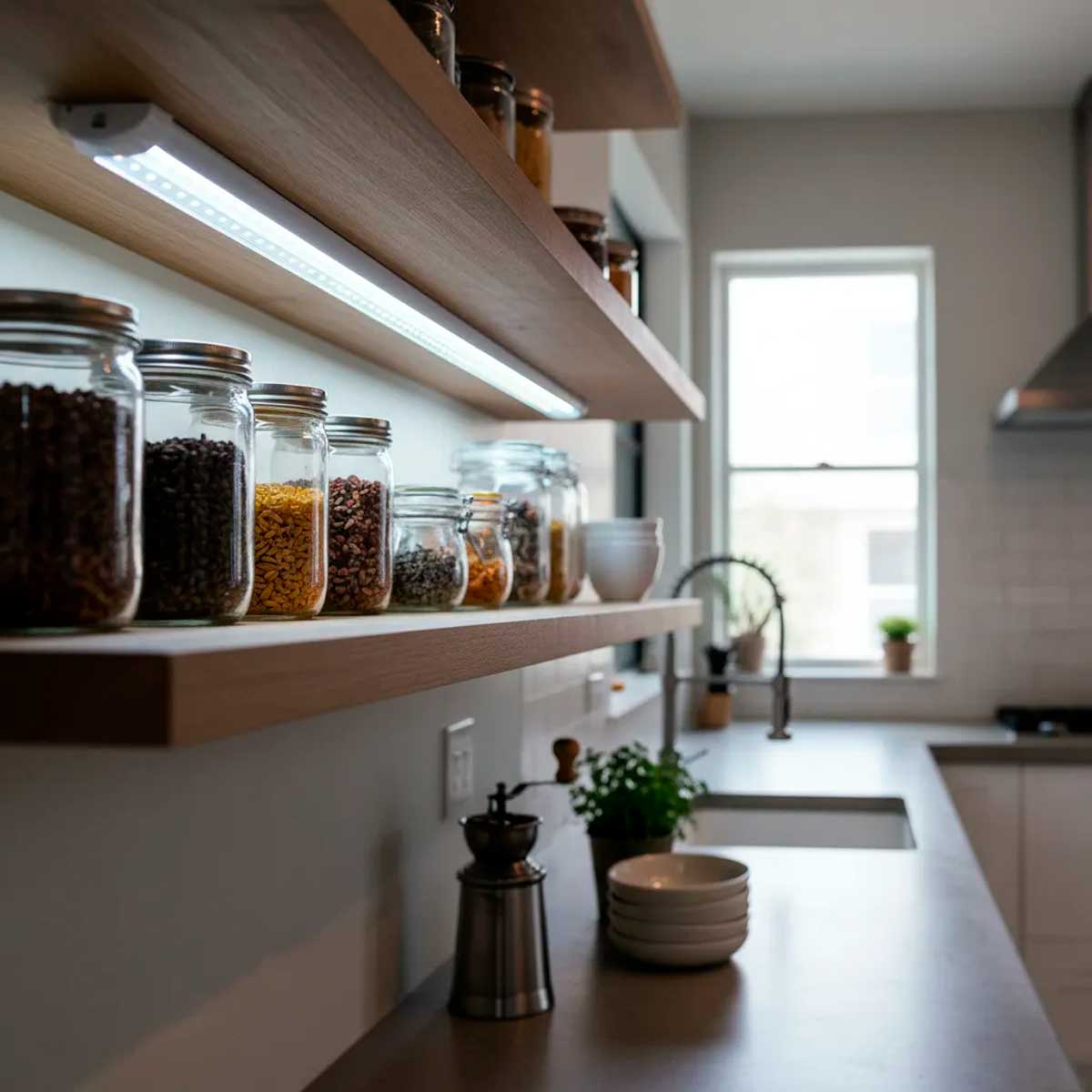 Regleta Tubo Led Base Aluminio Doble Tira 50W Luz Blanca 1.20m PEACE QUIET IMPORT SA DE CV (WANERGY) Ferreabasto