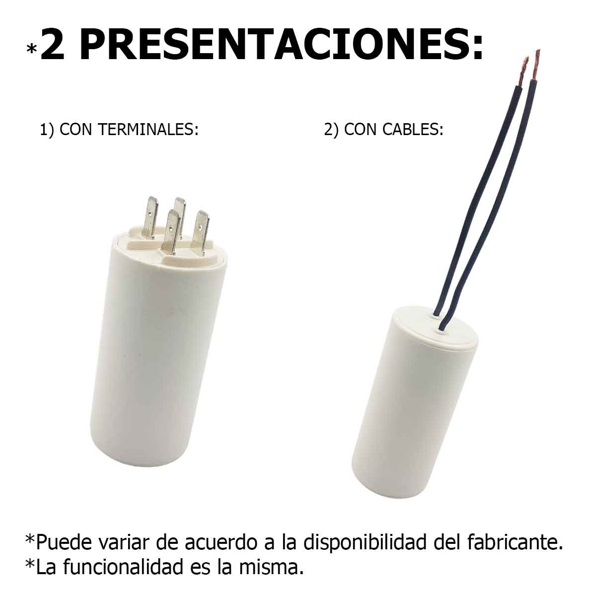 Capacitor Igoto Ref-10 20 UF Para Bombas de Agua 2 Piezas IGOTO PUMPS Ferreabasto