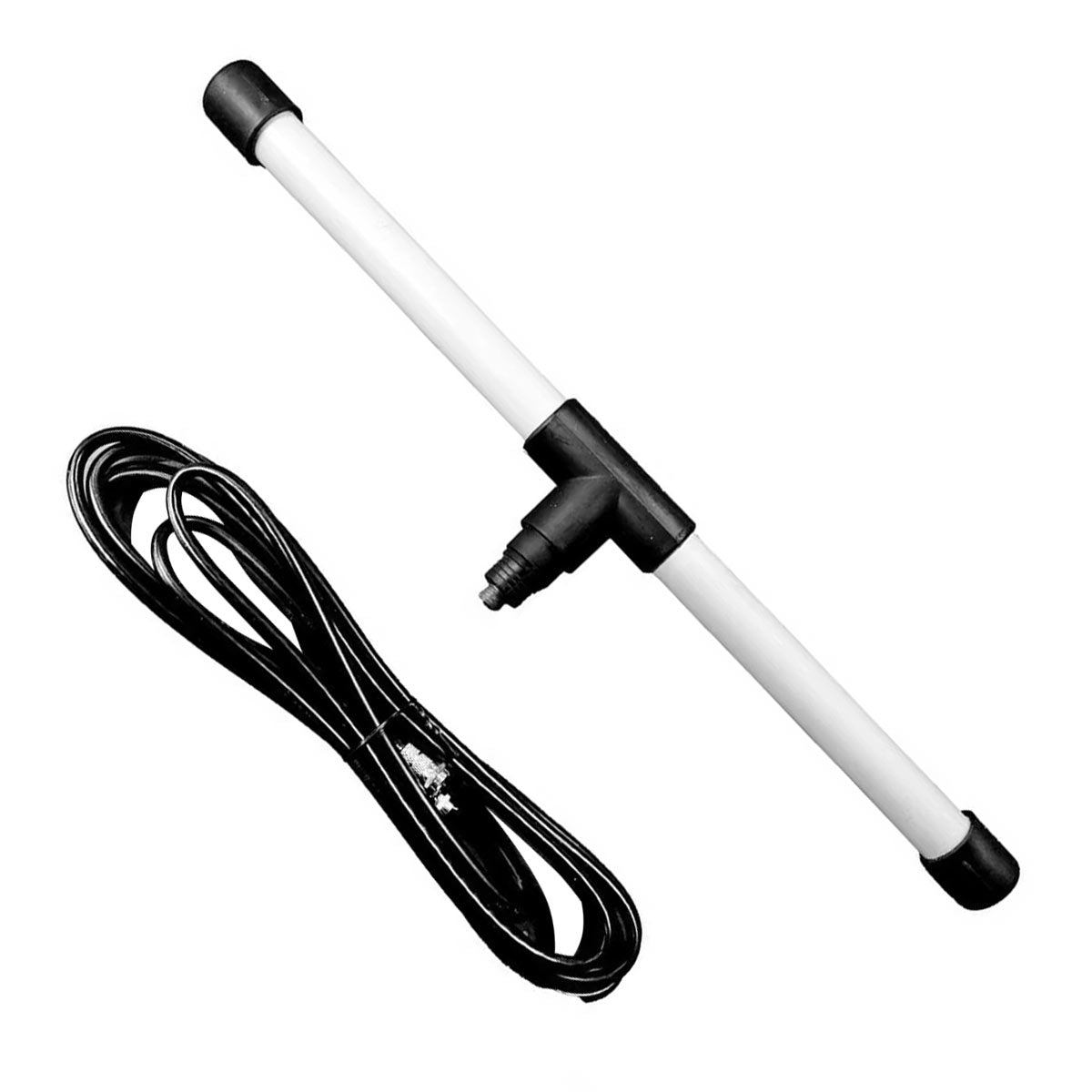 Antena Tv Hdtv Exterior Pvc 30cm Largo Con 3m Cable Lumihd LUMIHD Ferreabasto