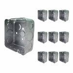 Pack 10 Pzs Caja Metalica Tipo Cuadrada Acero 4x4 Pulg Argos Ferreabasto Ferreabasto