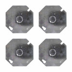 Pack 4 Pzs Tapa Metalica Octagonal De Acero Argos Ferreabasto Ferreabasto