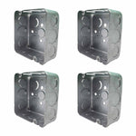 Pack 4 Pzs Caja Metalica Tipo Cuadrada Acero 4x4 Pulg Argos Ferreabasto Ferreabasto