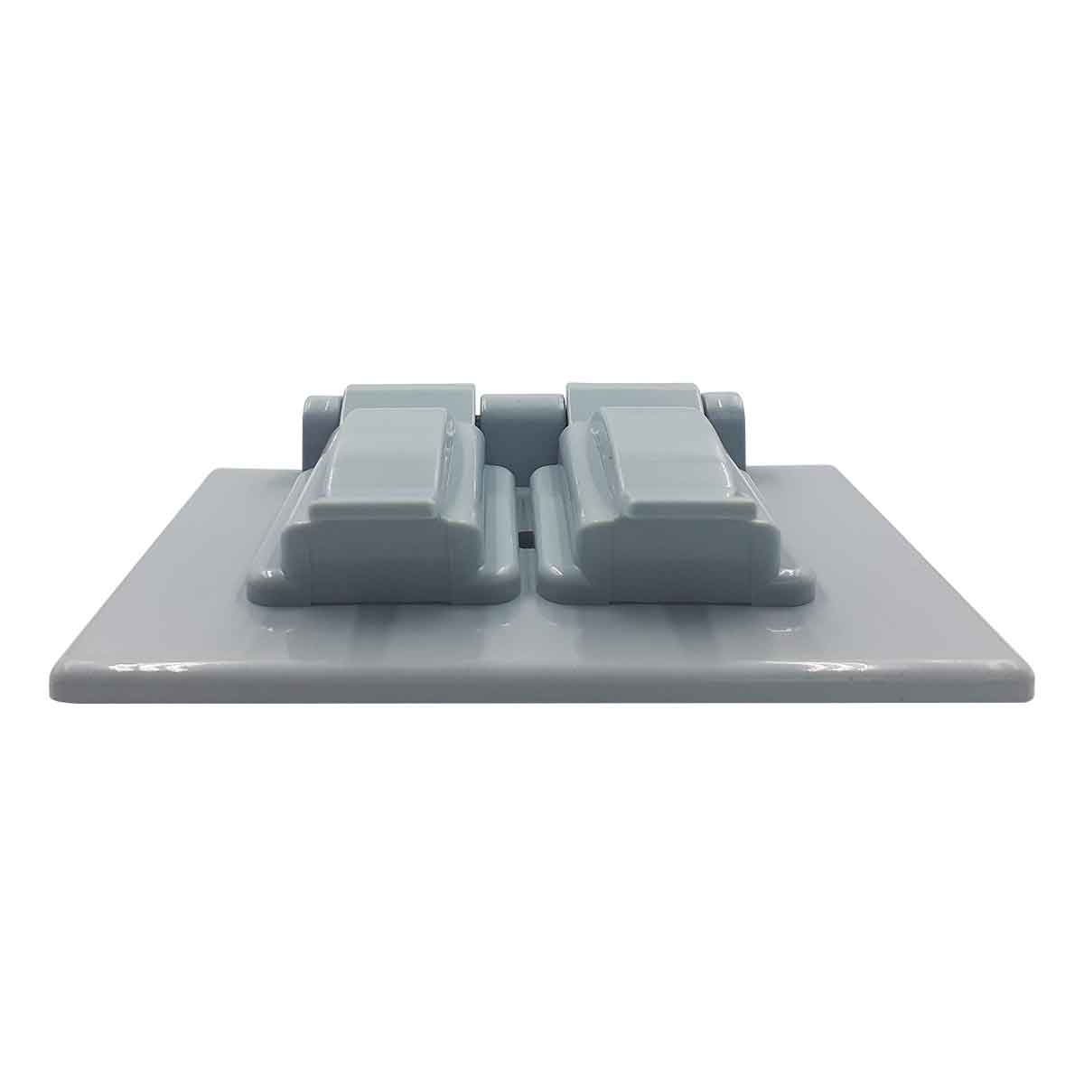 Pack 10 Placa Doble Intemperie Abs Gris Igoto IGOTO Ferreabasto