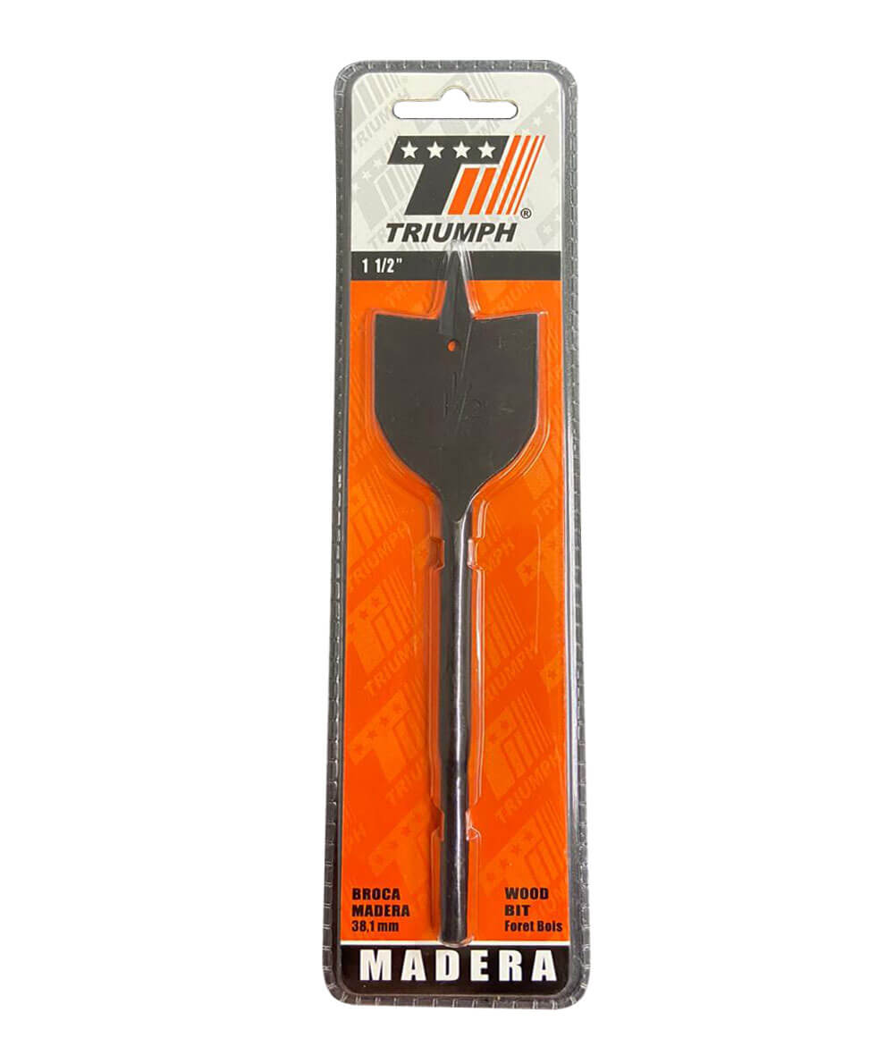 Broca Para Madera Tipo Paleta 1 1/2" 35773 Triumph TRIUMPH Ferreabasto