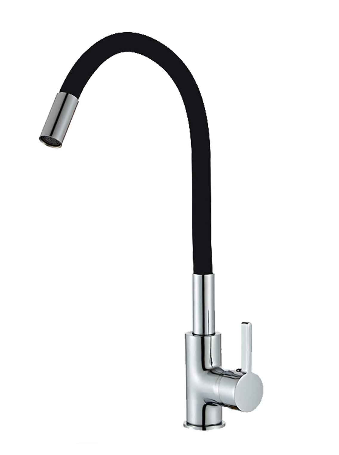 Mezcladora Monomando Meer Para Fregadero Cromada Flexible