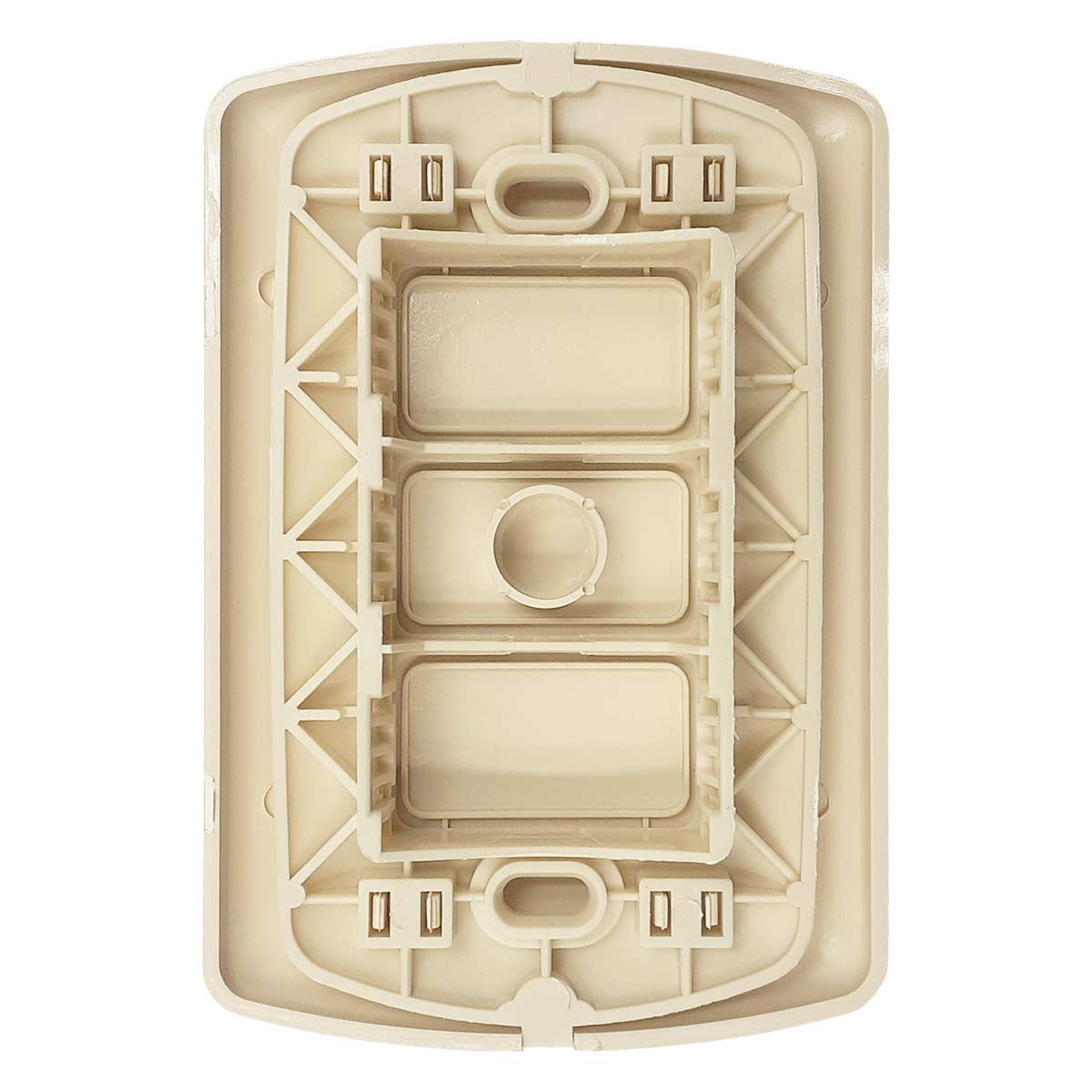 Pack 10 Placa Abs Marfil Tipo Venecia Ciega Yeilite YEILITE Ferreabasto