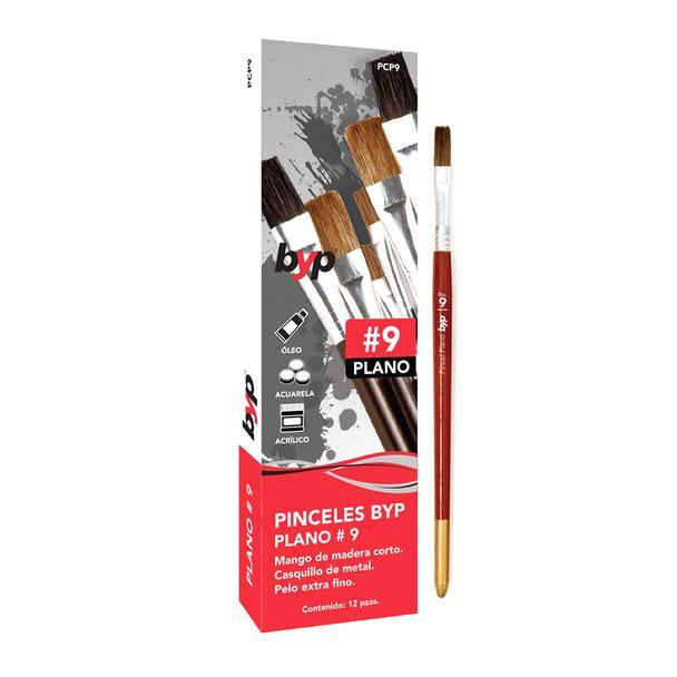 Pack 12 Pinceles Camelus Plano