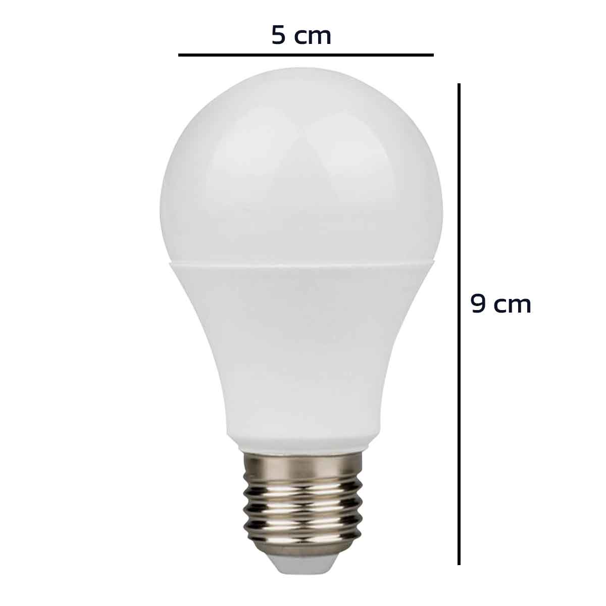 medidas foco led 5 watts