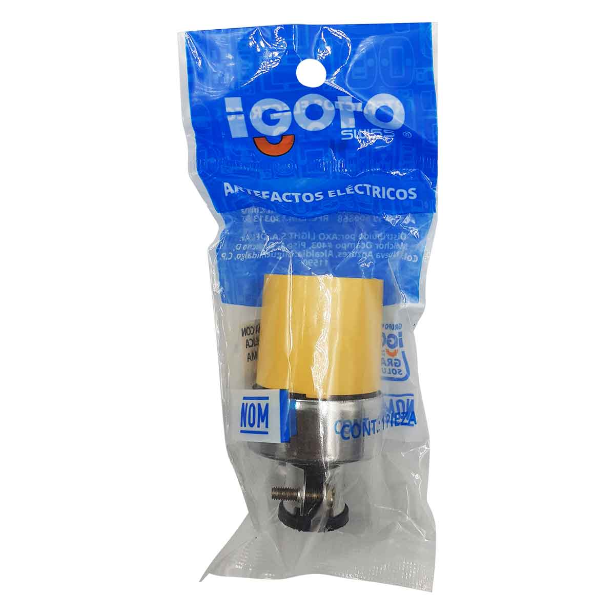 empaque bolsa contacto amarillo industrial uso rudo aterrizado