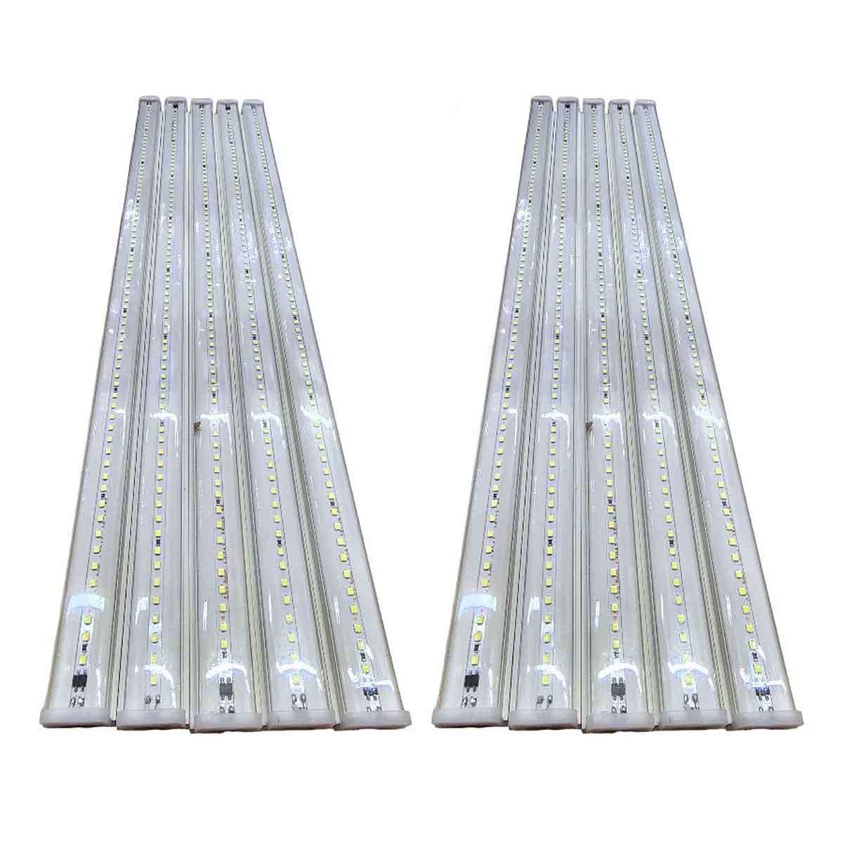 Tubo Led Luminario T8 12W Luz Blanca Tianlai T8W12N07 Base Integrada 57Cm 10 Piezas TIANLAI Ferreabasto