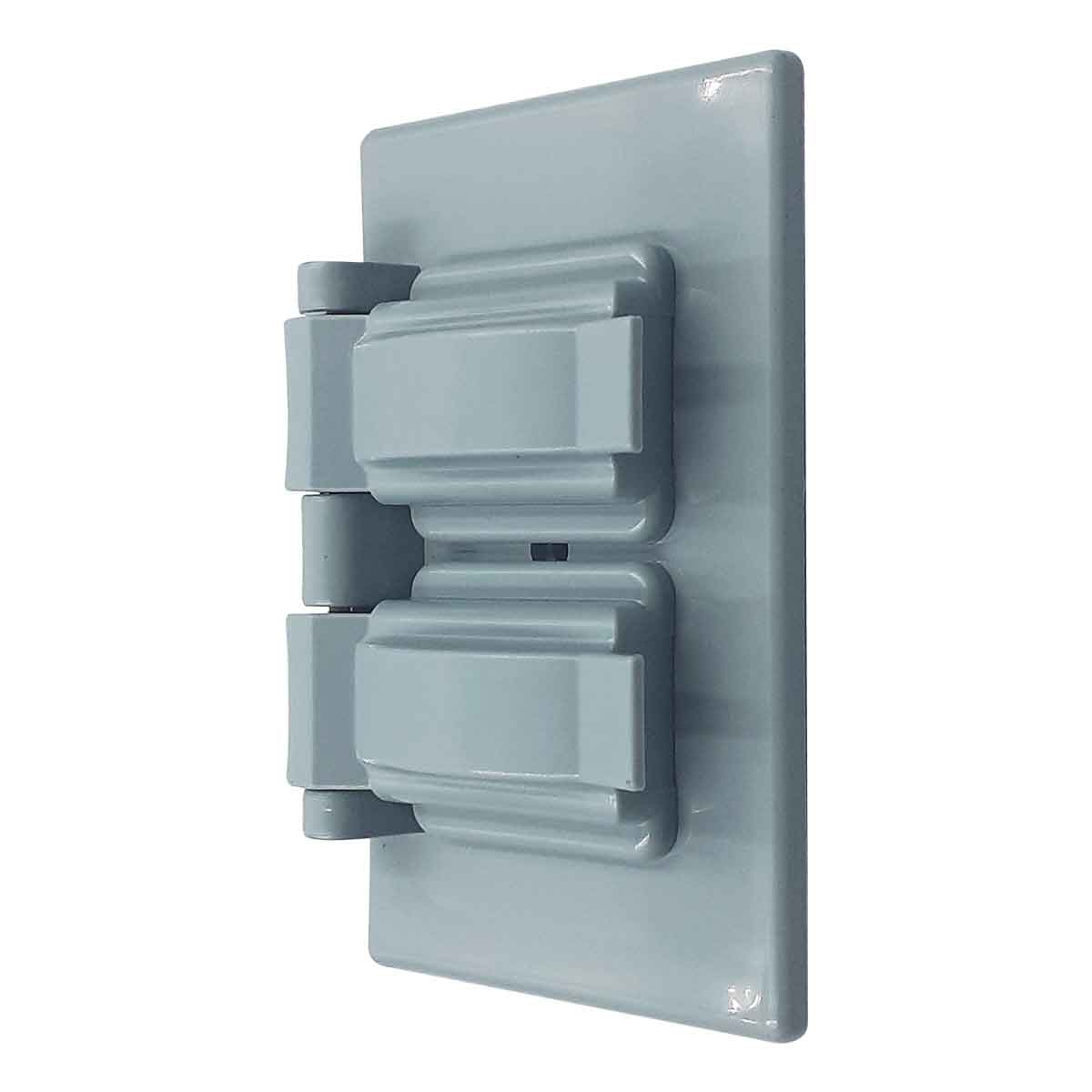 Pack 10 Placa Doble Intemperie Abs Gris Igoto IGOTO Ferreabasto