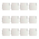 doce apagadores boton blanco