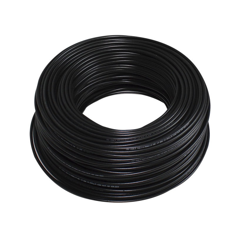  TEN-HIGH Cable conductor de 13 AWG 2 calibre 13, cable eléctrico  de 2 núcleos de 16.4 pies de alambre de cobre trenzado con chaqueta de PVC  (color negro) : Herramientas y Mejoras del Hogar