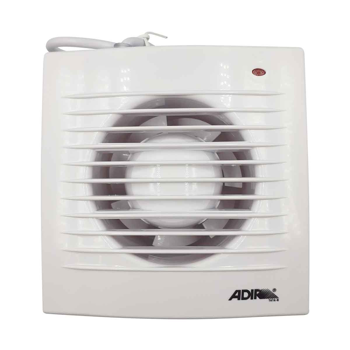 Extractor De Aire Para Baño Cocina Adir 1616-B 4 Pulgadas 120V 25W ADIR Ferreabasto