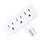 Adaptador Multicontacto Triple Triangular Blanco Igoto - Ferreabasto