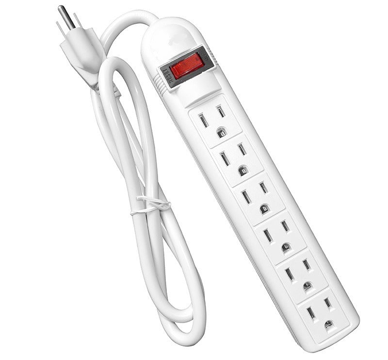 Barra Multicontacto Supresor De Picos 127V-15A Yeilite - Ferreabasto