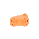 Adaptador Multicontacto Triple Naranja 125V 15A Nom Igoto IGOTO Ferreabasto