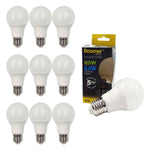 Foco Led A19 Boomer 8.5W High Lumen (100 lumen x watt) Luz Dia 6500K 10 Piezas - Ferreabasto