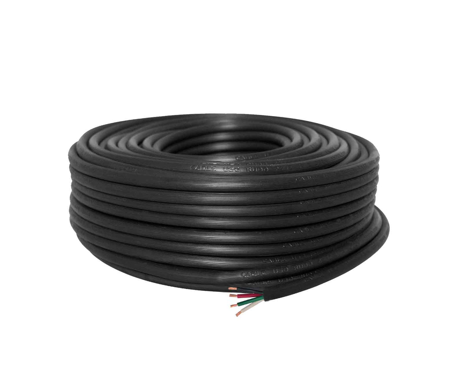 Cable Uso Rudo St 4x12 Negro 100% Cobre 600V Nom 30M Cdc CDC Ferreabasto