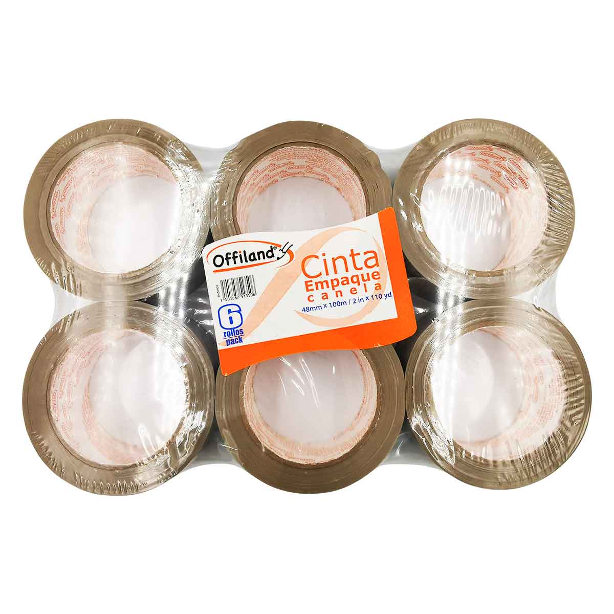 paquete seis cintas canelas envoltorio