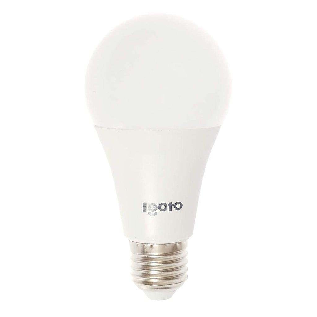 Bombillo LED E27 A60 12W luz cálida 2 unidad